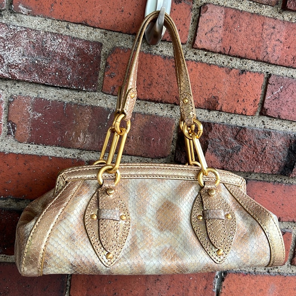 Cole Haan Trinity Python Print Handbag - image 4